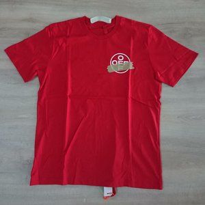 Short Sleeve Red Tee For Men